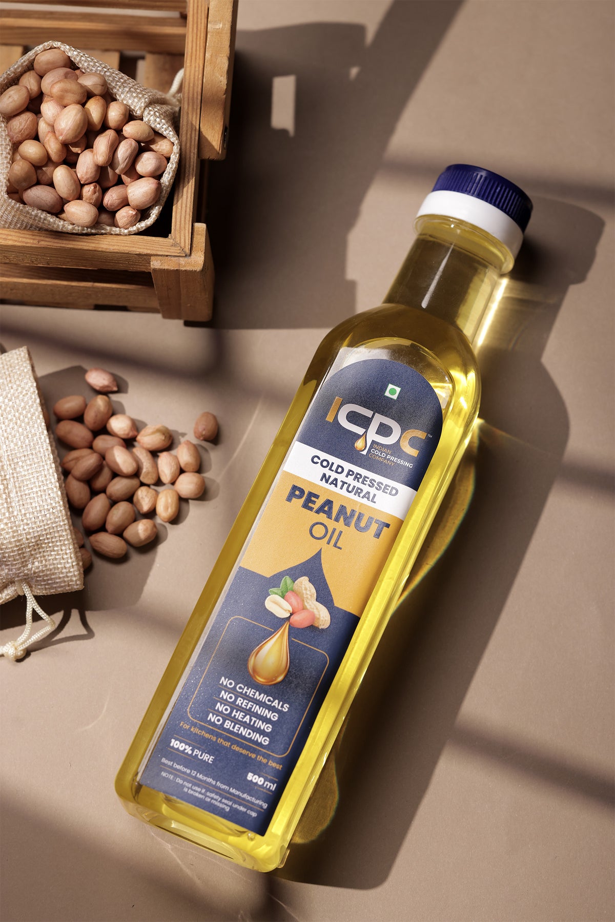 Cold-Pressed Groundnut (Peanut)