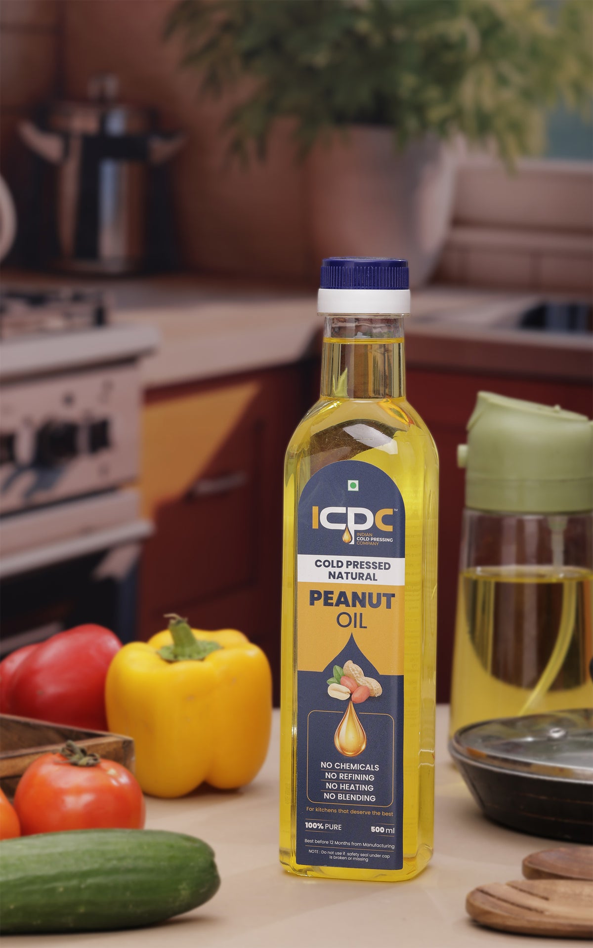Cold-Pressed Groundnut (Peanut)