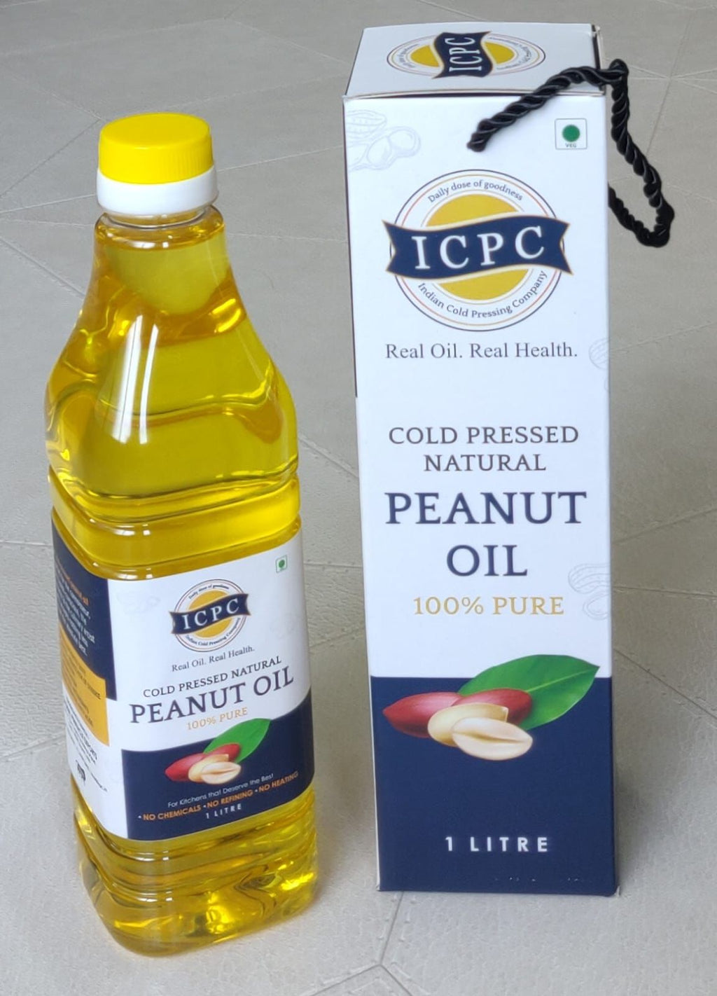 ICPC 1LTR Cold Pressed Natural Peanut Oil