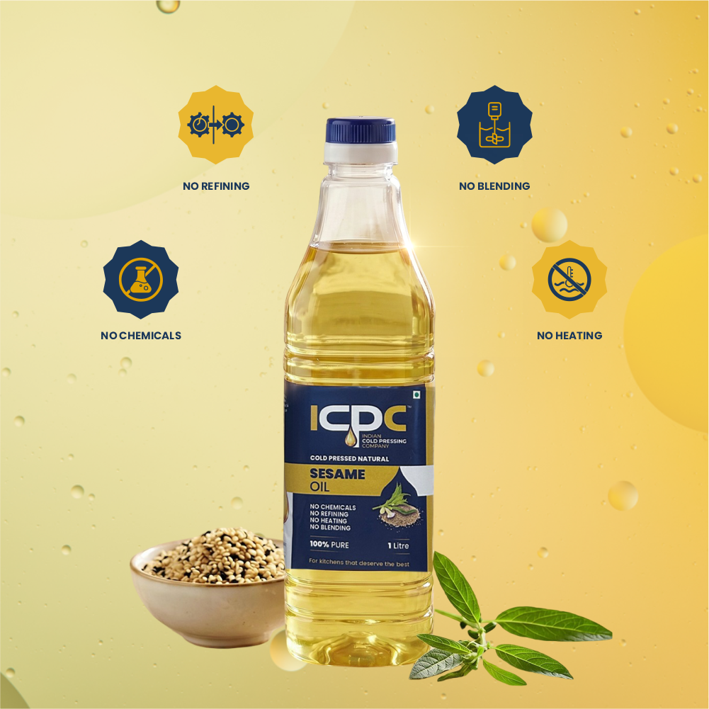 ICPC 1LTR Cold Pressed Natural SESAME OIL